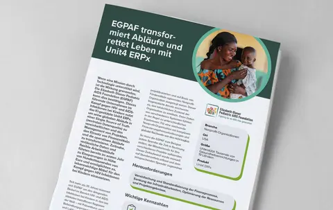 Klicken Sie hier und laden Sie die vollständige Fassung dieser Unit4-Kundenstory herunter