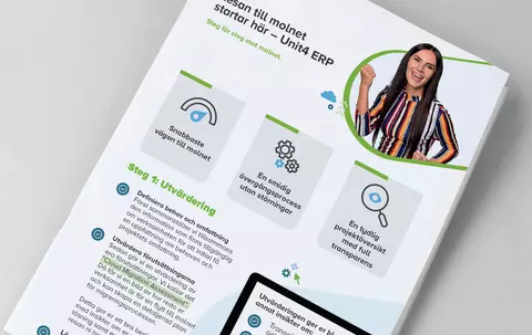 Cover of the Infographic: The journey to cloud