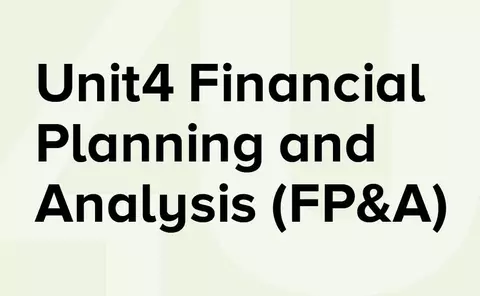 Product badge for Unit4 FP&A