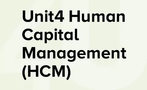 Product badge for Unit4 HCM