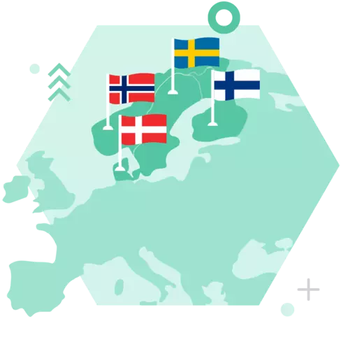 Unit4 MAP Applications is offered in Sweden, Norway, Finland and Denmark