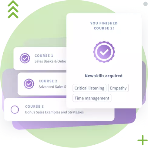 Skjermbilde som viser læringskapasiteten til talent managementmed Unit4 HCM