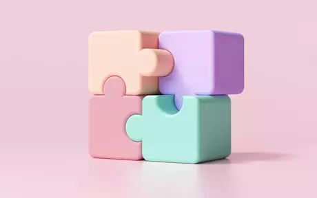 jigsaw puzzle cube