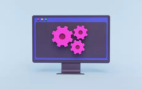 Computer settings Gears icon