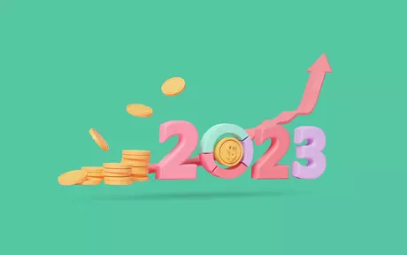 2023 with coins