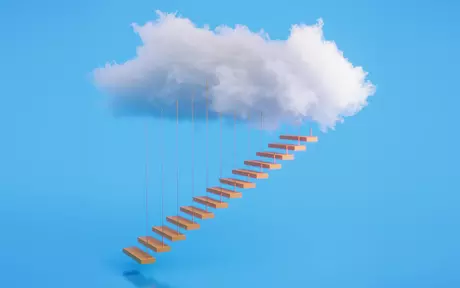 stairs to the cloud