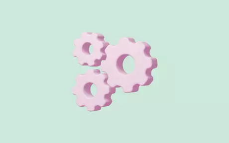 3D image of gears