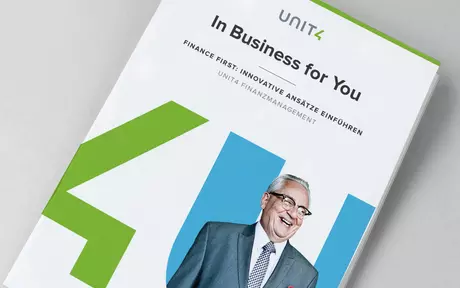 Cover image of Unit4 white paper about Financial Culture