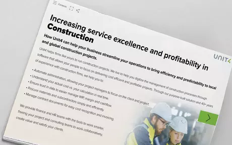 Cover image for eBook on how to increase service excellence and profitability in construction