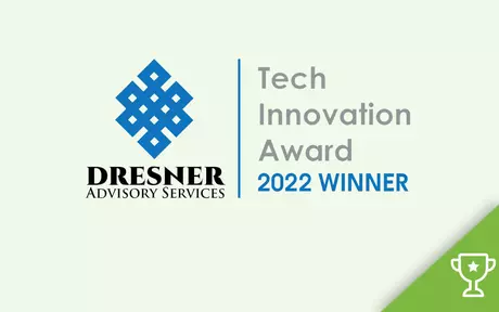 Dresner Tech Awards winner badge