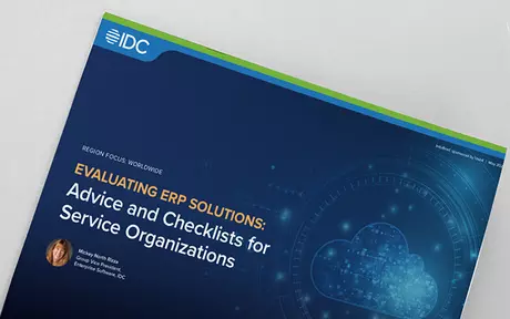 Cover image of IDC evaluation guide