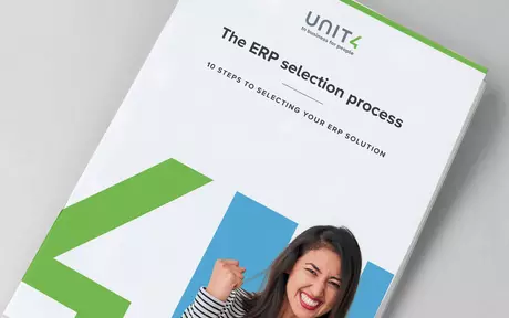 Cover image for white paper about the ERP selection process