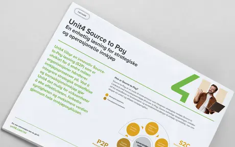 Les faktaarket om Unit4 Source to Pay