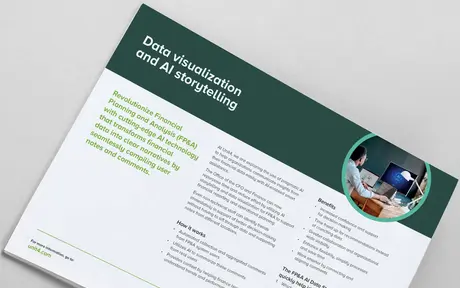 Click here to read our executive brief: “Data visualization and AI storytelling”