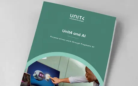 Click here to download our whitepaper on Unit4's AI philosophy.