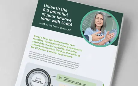 Click here to read our executive brief: “Unleash the full potential of your finance team with Unit4”