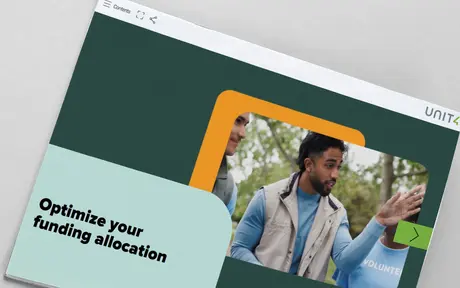 Cover image for eBook about software solutions to help nonprofits optimize funding allocation and impact