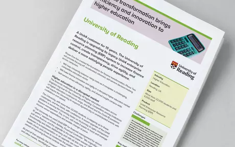Cover image for University of Reading Unit4 customer story