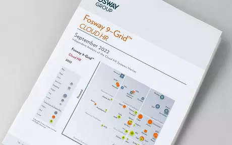 Forsidebillede for Fosway 9-Grid til cloudbaserede HR-løsninger